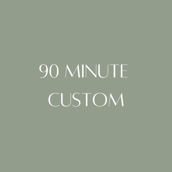 90 min custom massage