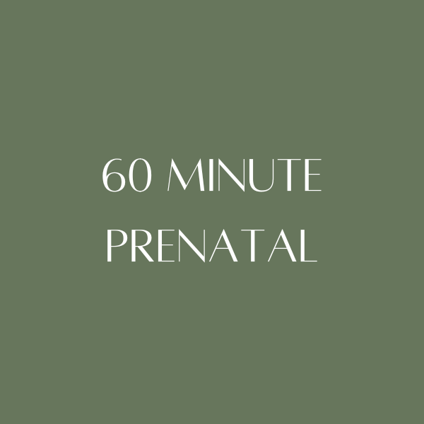 60 min prenatal massage