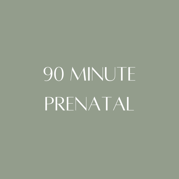 90 min prenatal massage